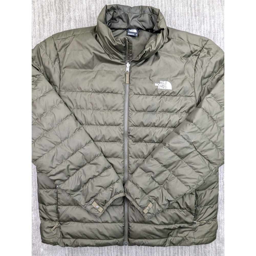 The North Face 550 Fill Down Puffer Jacket Green Mens XL Insulated Packable